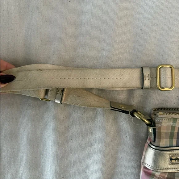 Poppy coach y2k stripped crossbody - Picture 7 of 7